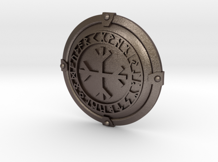 Brand's Shield Coin 3d printed