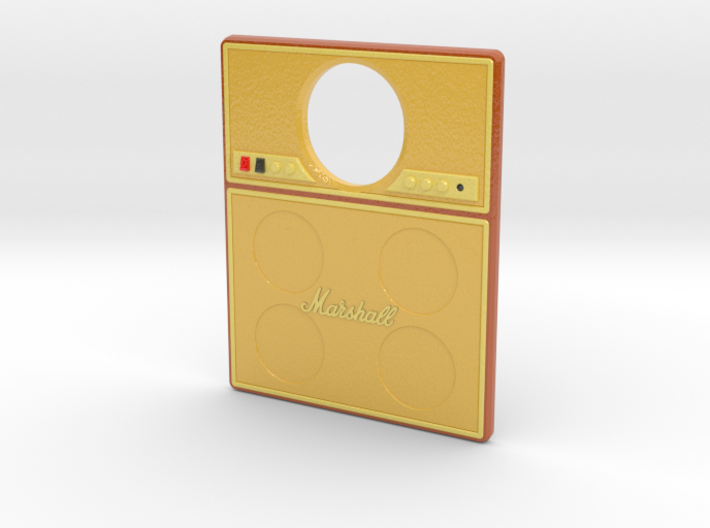 Pinball Plunger Plate - Quad Speaker Amp v2 3d printed