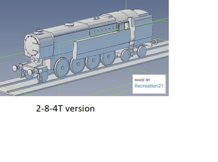 b-76-q1-loco-2-6-4T 3d printed 