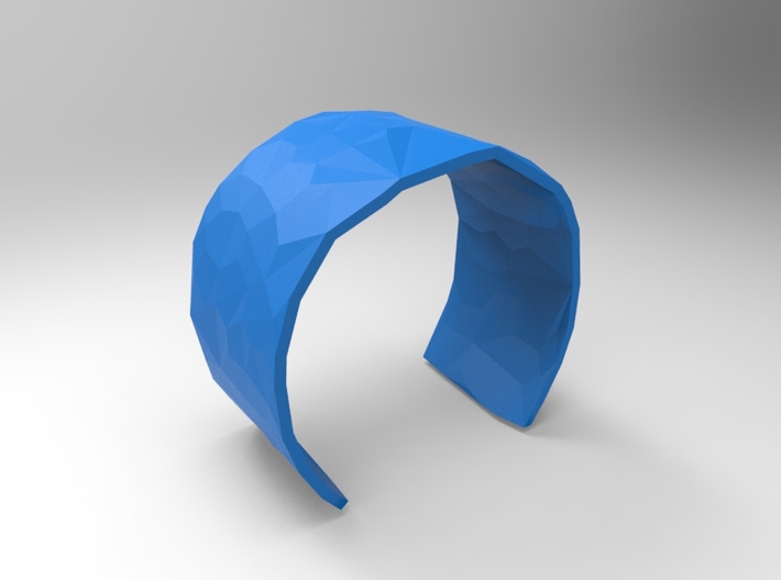 Cuff Faceted 58mm 3d printed