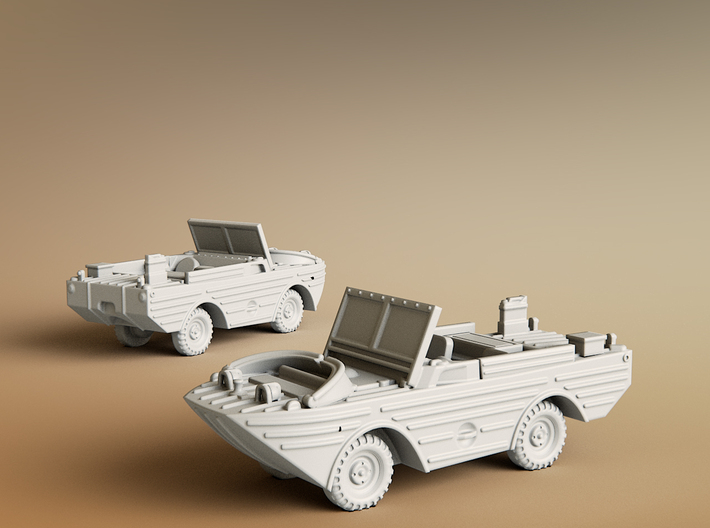 Ford GPA 1942 Amphibious Jeep Scale: 1:100 3d printed