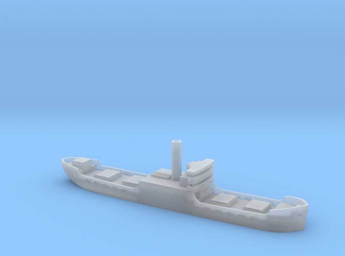 Three island cargo ship 1/1800 3d printed