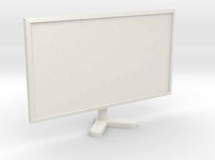 1:18 Scale Single Computer Monitor 3d printed
