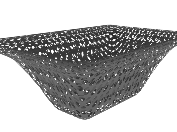 Basket stylized 3d printed 