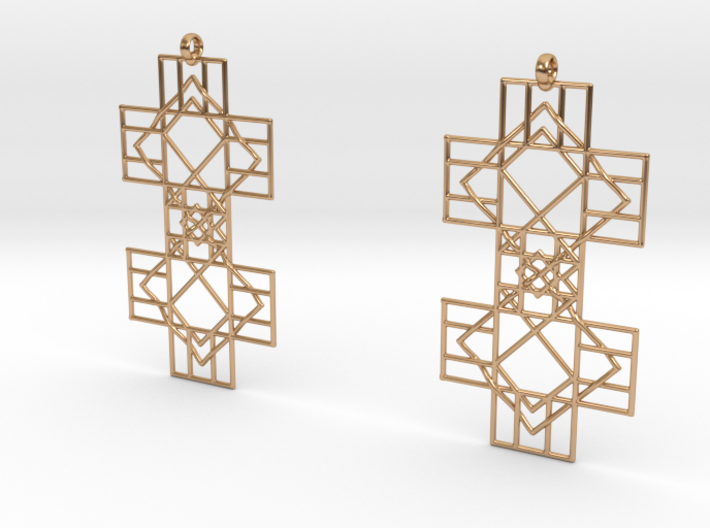 FLS Earrings 3d printed