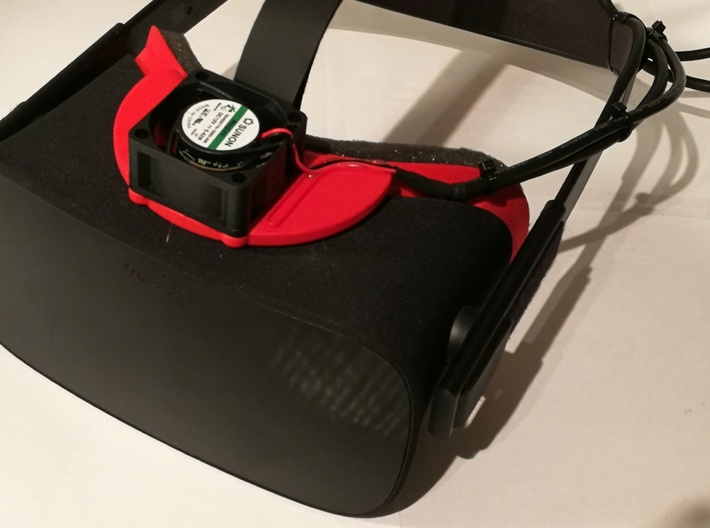 Oculus Rift Cooling Addon - DIY Kit 3d printed 