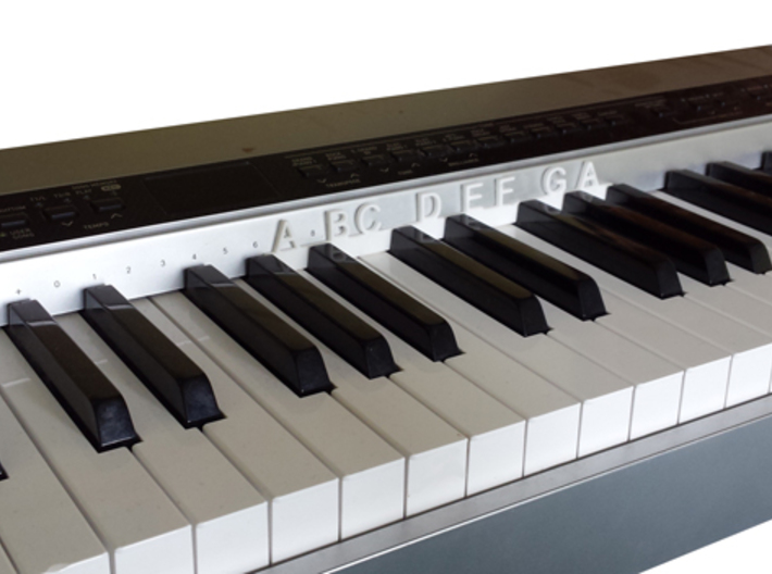 1 Octave Piano Teaching Tool 3d printed 