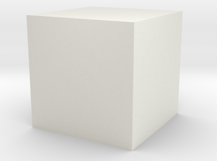 3D printed Sample Model Cube 0.25cm 3d printed
