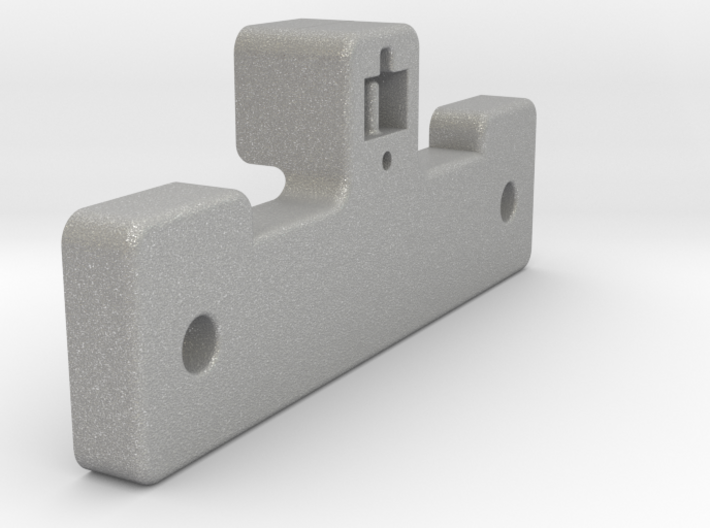 Solenoid Clamp plate with Spring Post 3d printed