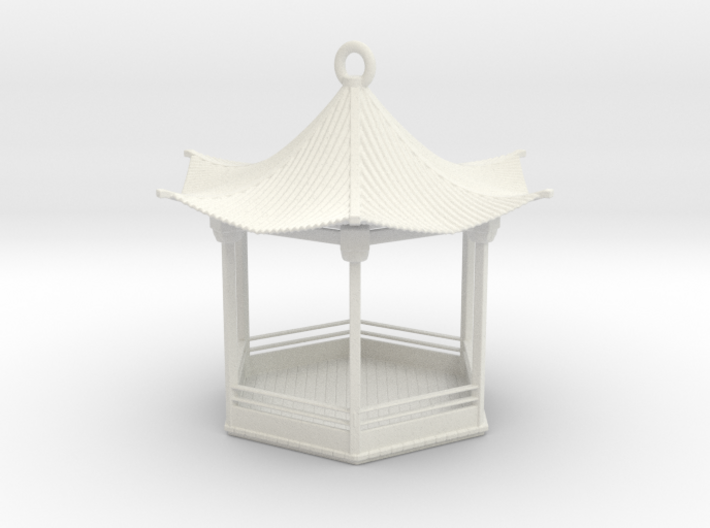 Pagoda Birdfeeder 3d printed