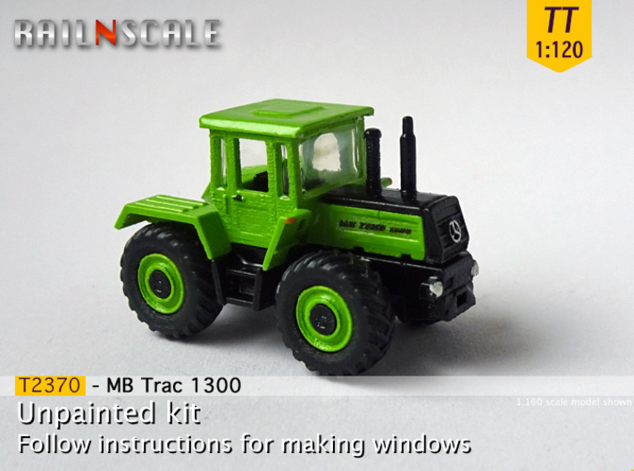 MB Trac 1300 (TT 1:120) 3d printed