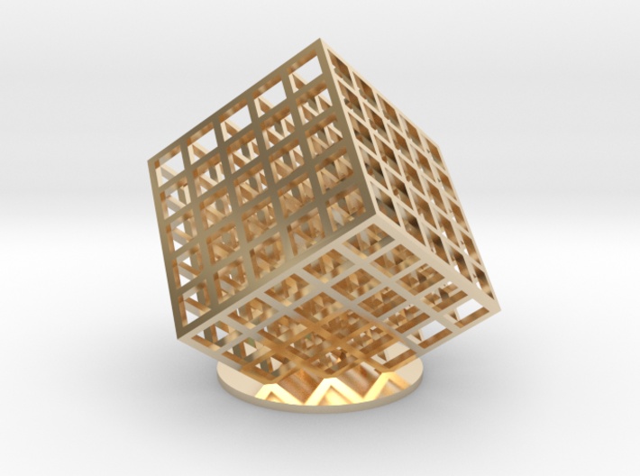 lattice cube 5x5x5 3d printed