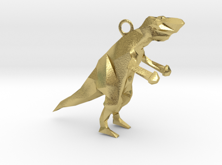 Polygonal Dinosaur 3d printed