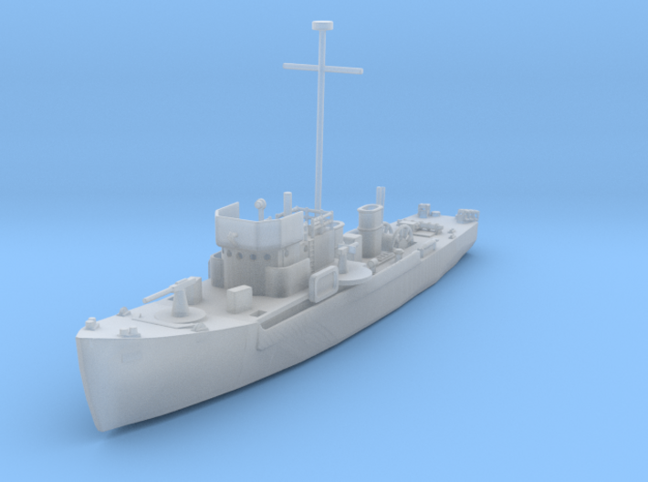 1/285 Scale YMS 1-134 Class Minesweeper 3d printed