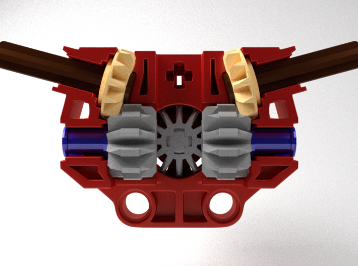 G2 Metru Gearbox 3d printed Suggested gear construction