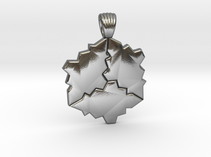 Tessellation [pendant] 3d printed