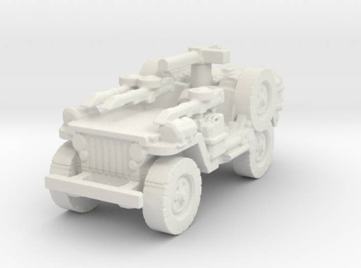 1/100 LRDG Jeep 2 3d printed