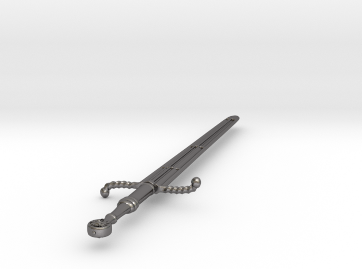 Wolven Steel Sword Mastercrafted Letter Opener 3d printed 