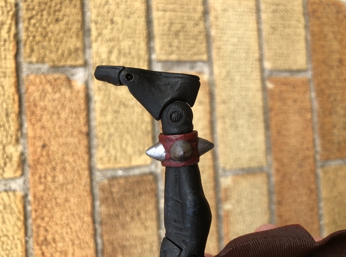 Spawn 10th Anniversary Figure Ankle Peg 3d printed My pliers left some marks. Be careful when forcing the peg through.