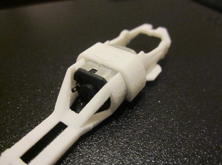 HO Slot Car Chassis - SL2-Mk4 release 3d printed Lock into place with motor clip (included) or optional body clip