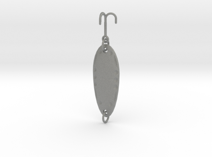 fishing lure spoon ornament 3d printed