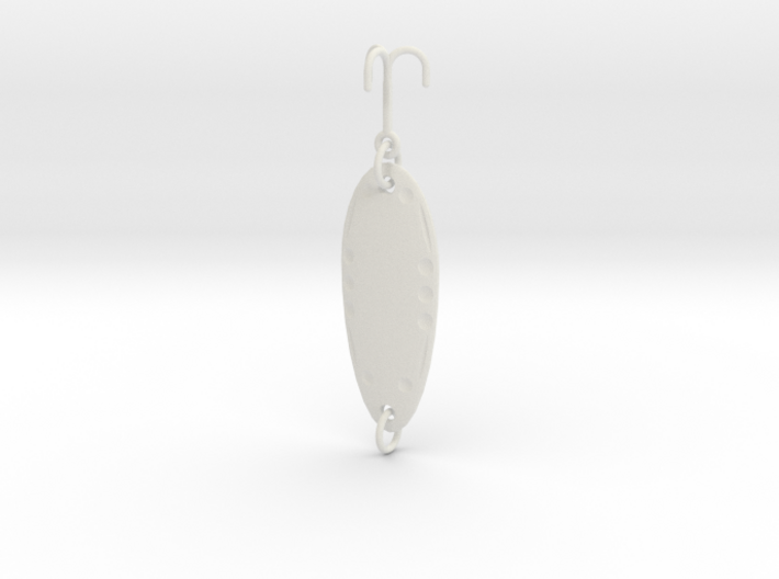 fishing lure spoon ornament 3d printed 