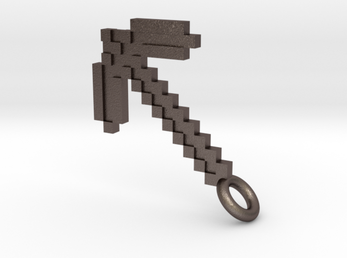 Minecraft Pickaxe Pendant 3d printed