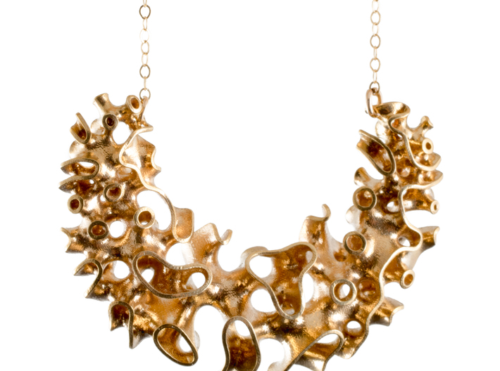Porifera - Farrea necklace 3d printed