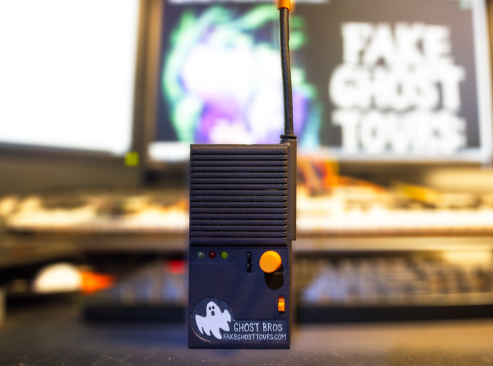 Ghost Bros Fake Walkie-Talkie Body 3d printed Built with added Accessories