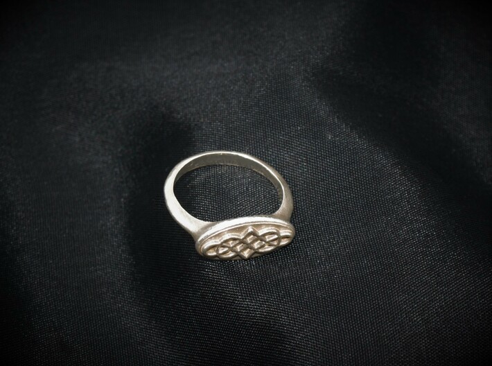 Celtic Infinity Ring  3d printed 