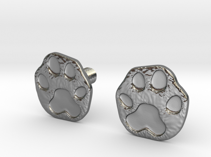 Cats Paw Earring 3d printed