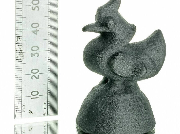 Hintha Bird Opium Weight - 58mm version 3d printed Actual print - Black Natural Versatile Plastic