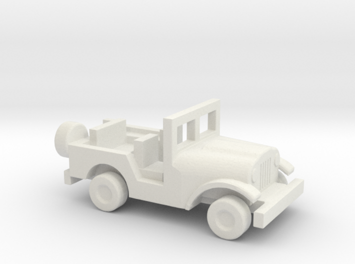 1/144 Scale M38A1 Jeep 3d printed
