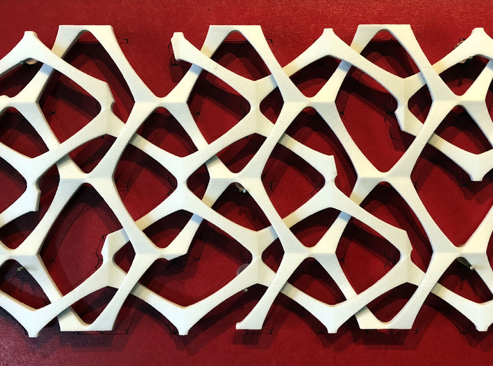 Furcula (wishbone lattice) 3d printed