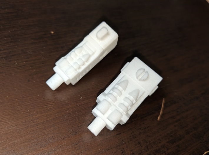 TF CW Streetwise Slim Car Cannon Adapter 3d printed Slim Adapter Compared to Original