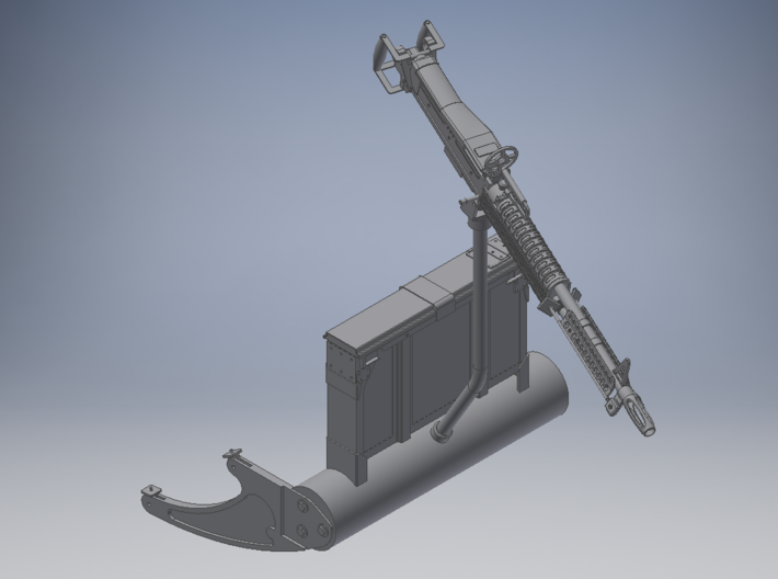 M23 Armament Subsystem / M60D, Vario Uh-1 1/6 scal 3d printed 