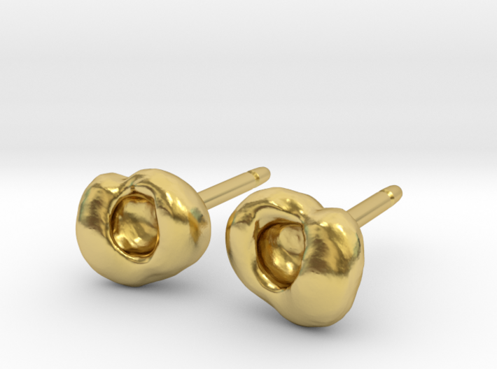 Optic Cup Earrings 3d printed