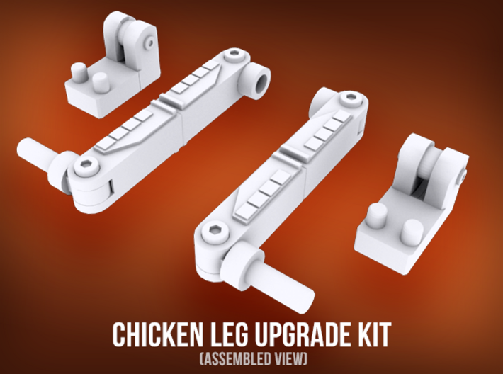 Chicken Leg Upgrade Kit 3d printed 