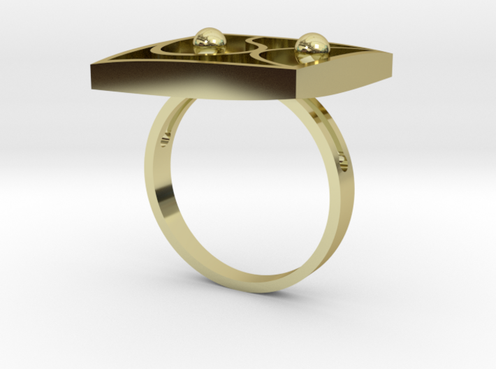 OUTLINE RING size 16 3d printed
