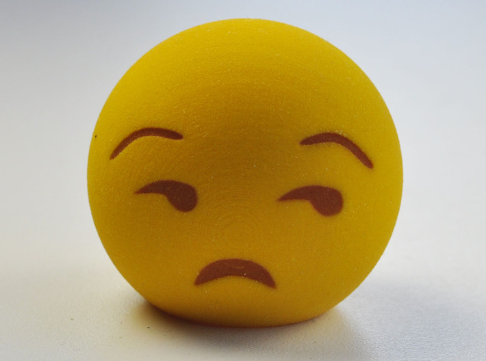 3D Emoji Throwin' Shade 3d printed