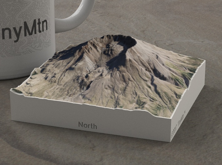 Mt. St. Helens, Wash., USA, 1:75000 Explorer 3d printed