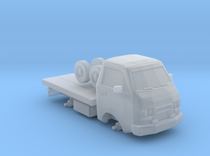 1/87 Scale Junkyard Mini Truck 3d printed