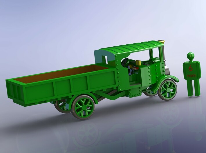 Foden Steam Lorry 1916 1/144 3d printed 