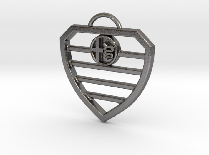 Alfa Grille Necklace 3d printed