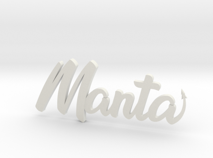 Manta Buggy Badge 3d printed