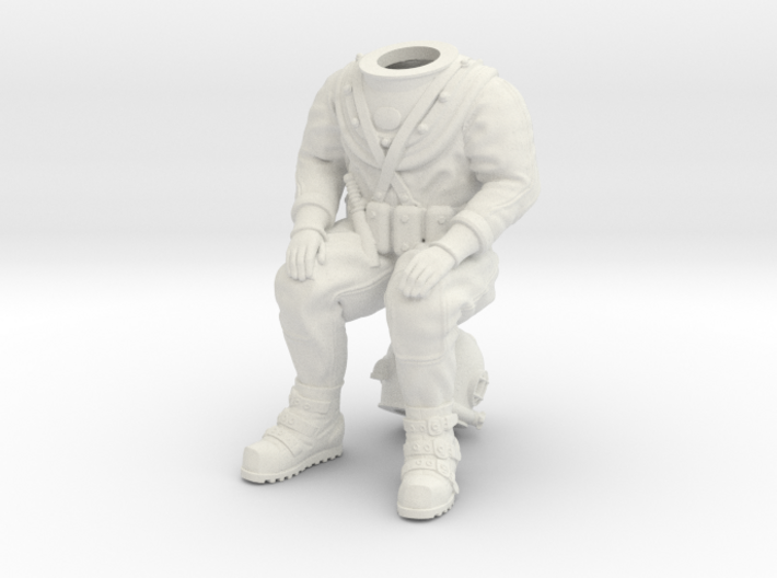 Diver seated /1:32 3d printed 