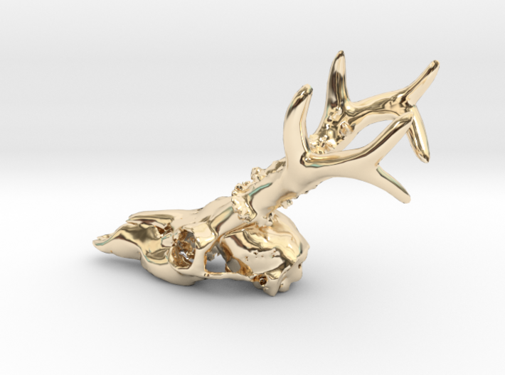 Deer head skull 3d printed