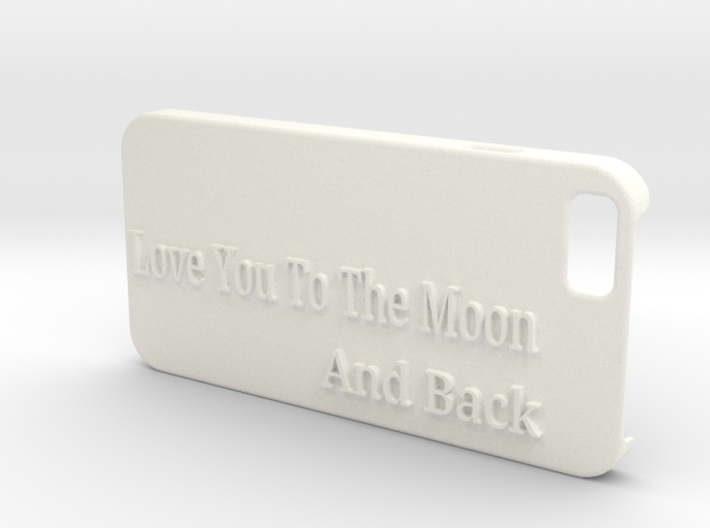 Love you to the moon and back iphone6 3d printed
