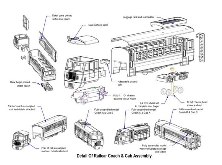 009 Atkinson Walker Coach Body - A 3d printed 