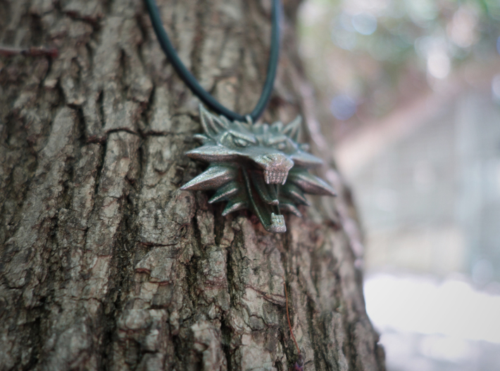 Witcher Medallion 3d printed 
